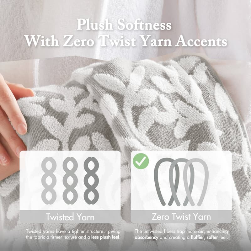 Madison Park Skyler 6 Piece Towel Set