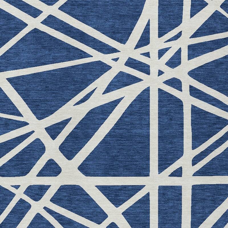 HomeRoots Geometric Transitional Rectangle Outdoor Rug