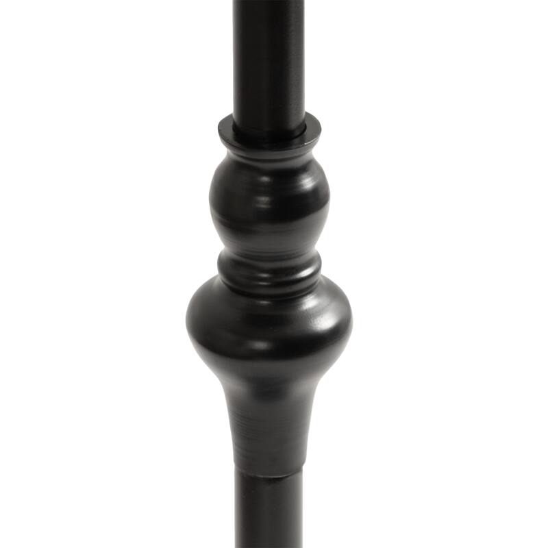 Kate and Laurel Stratton Rustic Pedestal Table - 12x12x26