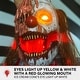 preview thumbnail 11 of 17, Haunted Hill Farm Haunted Hill Farm 6.9 ft. Motion-Activated I Scream Clown Halloween Animatronic by Tekky - Multi