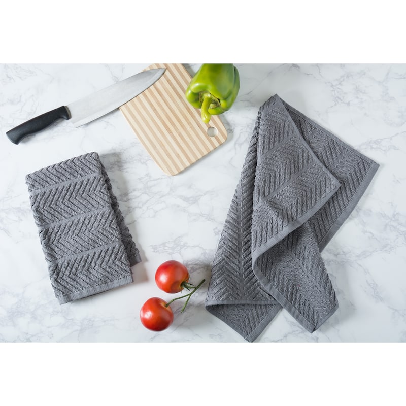DII Luxury Chevron Bar Mops (Set of 4)