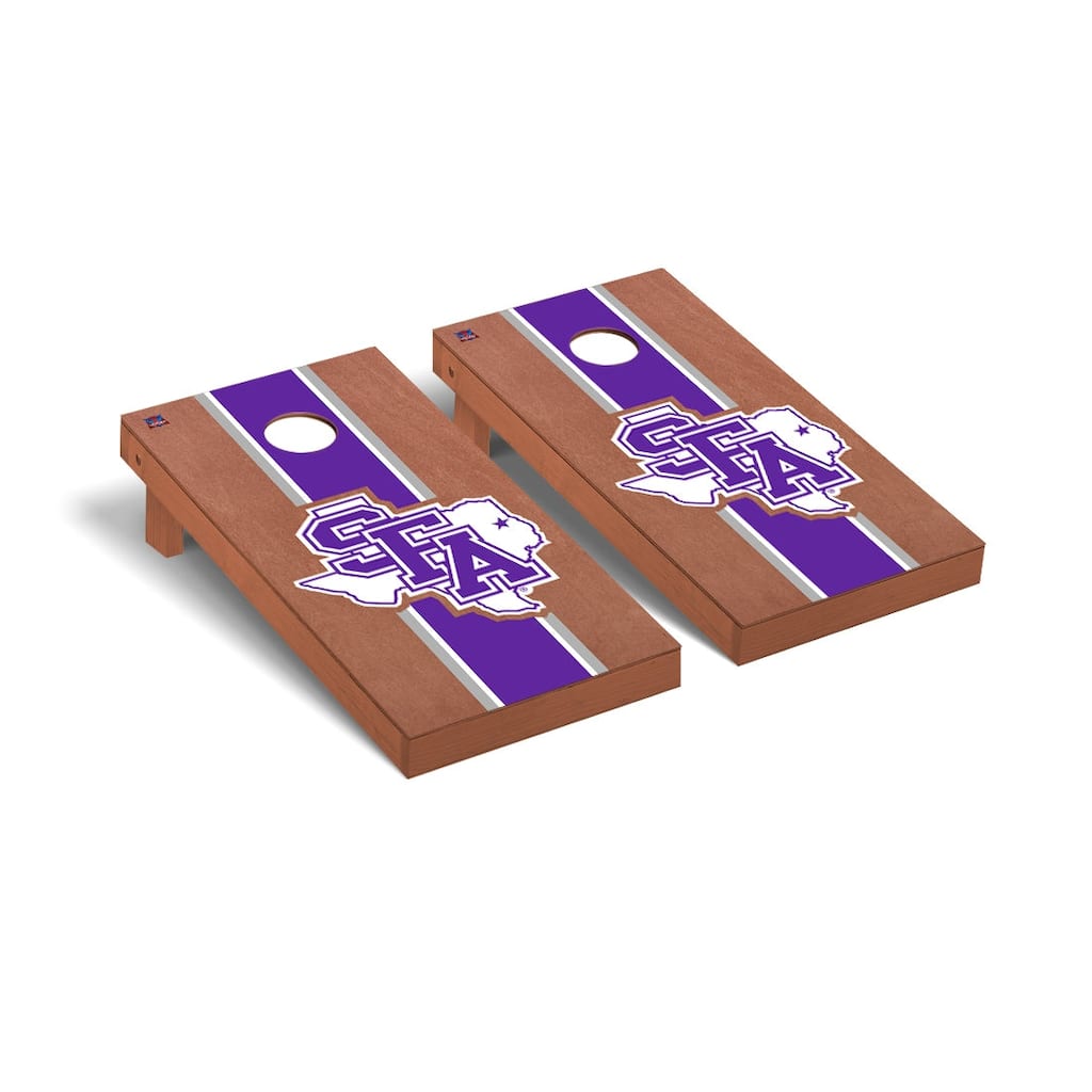 Stephen F. Austin State Lumberjacks Rosewood Cornhole Board Set
