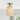 Farmhouse Brushed Gold 1-Light Semi Flush Mount Ceiling Light with Bamboo Weave Shade