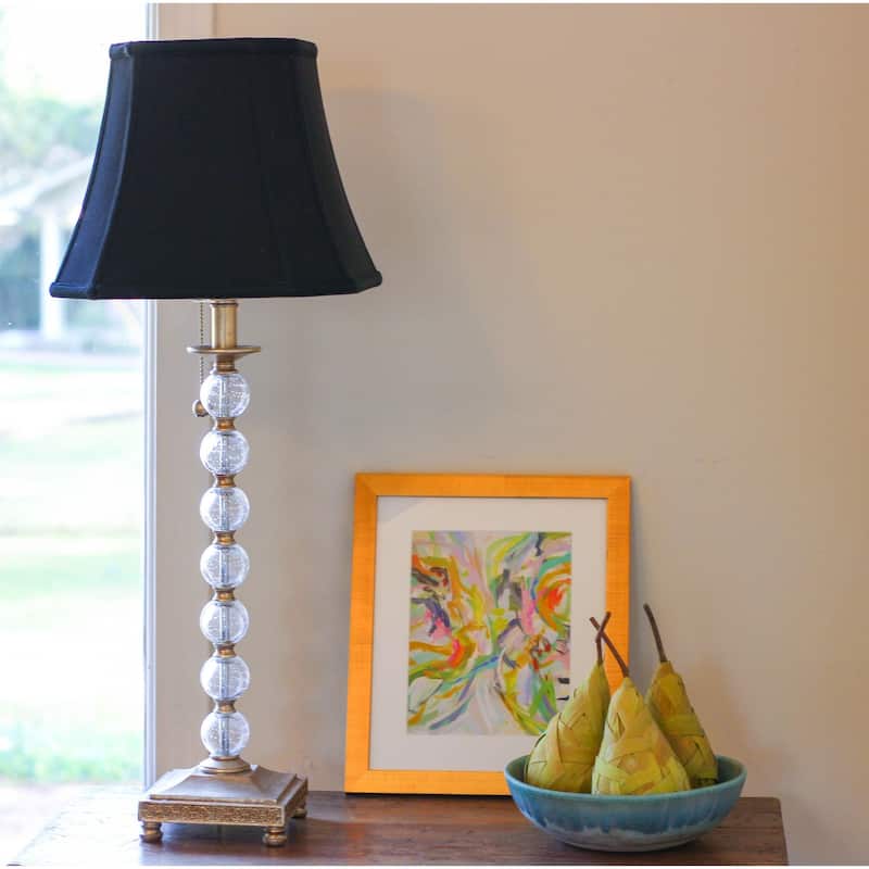 12" Black with Bronze Lining Slanted Square Bell No Slub Lampshade - 12"x12"x10"