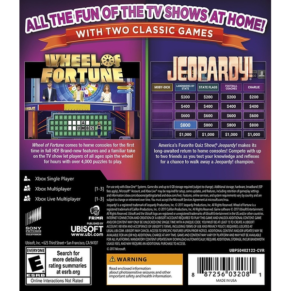 Wheel Of Fortune Ubisoft