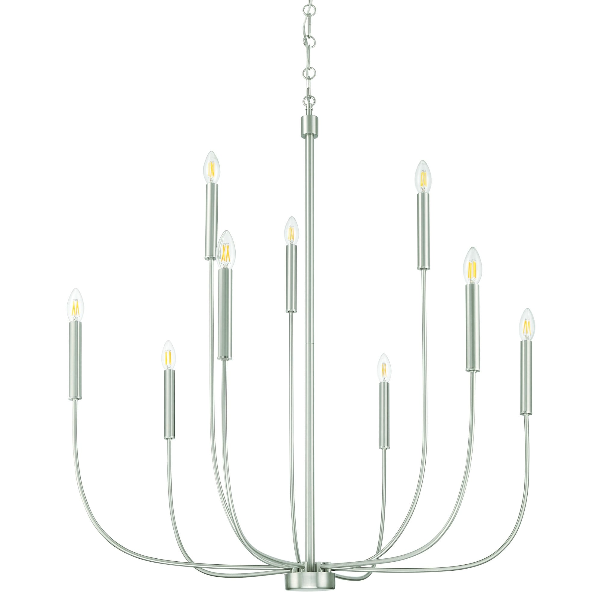 Craftmade 59829 Traci 9 Light 38" Wide Taper Candle Style Chandelier