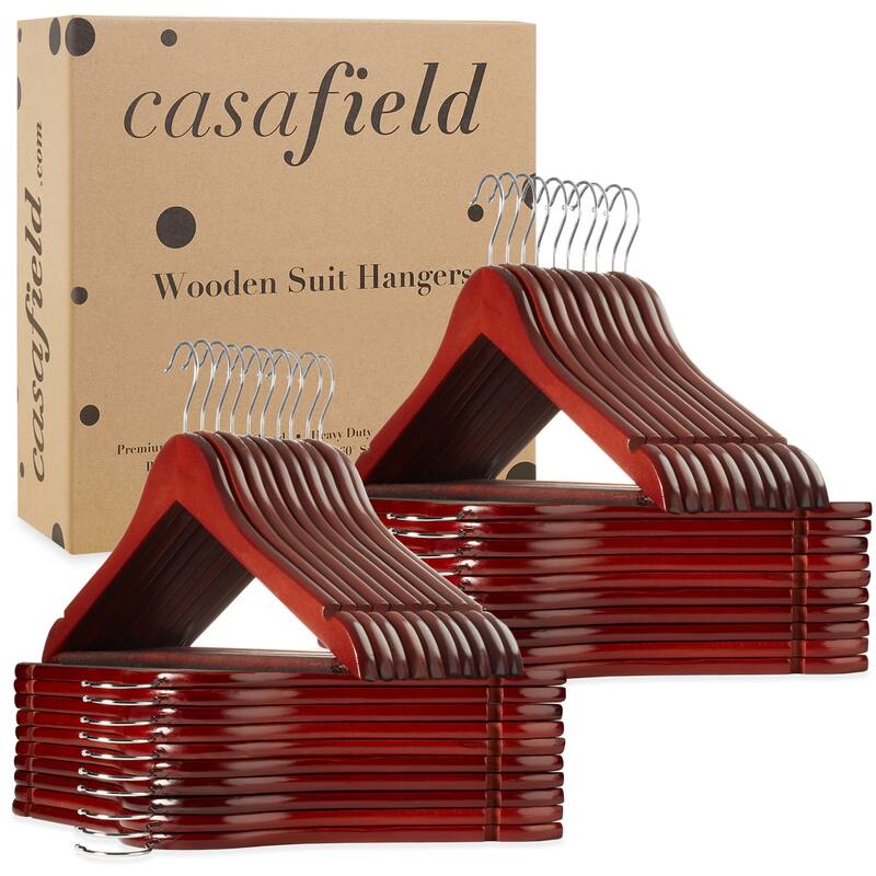 40 Wooden Suit Hangers