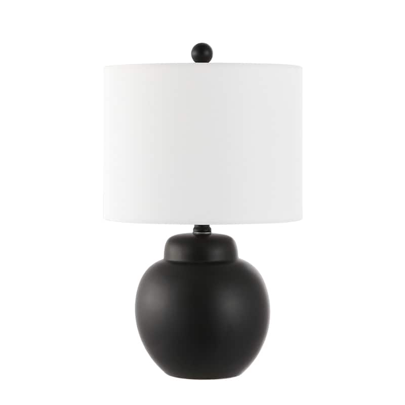 SAFAVIEH Lighting Reghina 20" Traditional Table Lamp - 11" W x 11" D x 20" H - 11Wx11Dx20H