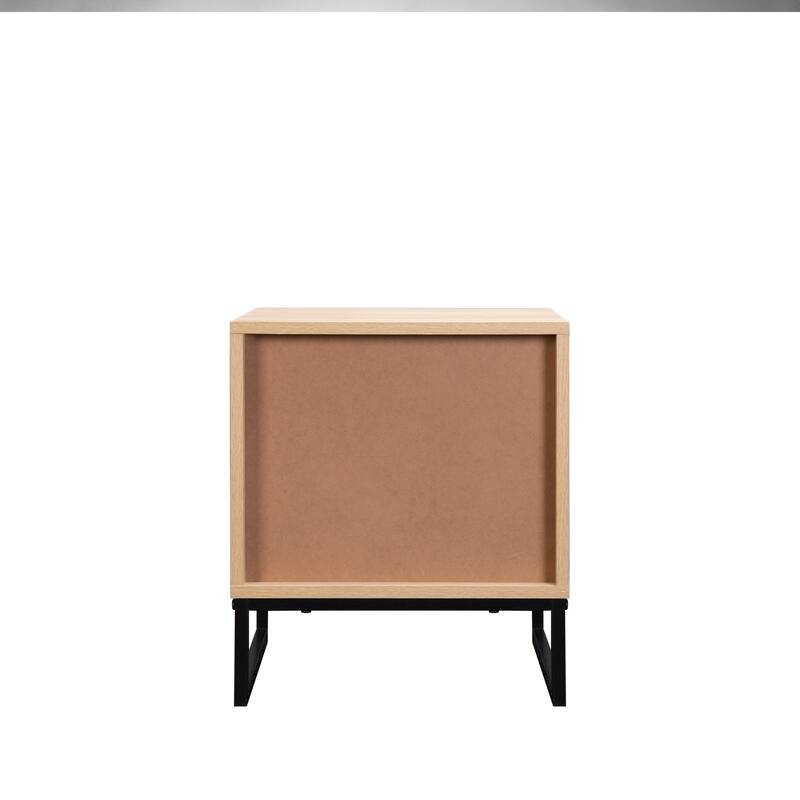 Birch Coastal Modern One Drawer Side Table