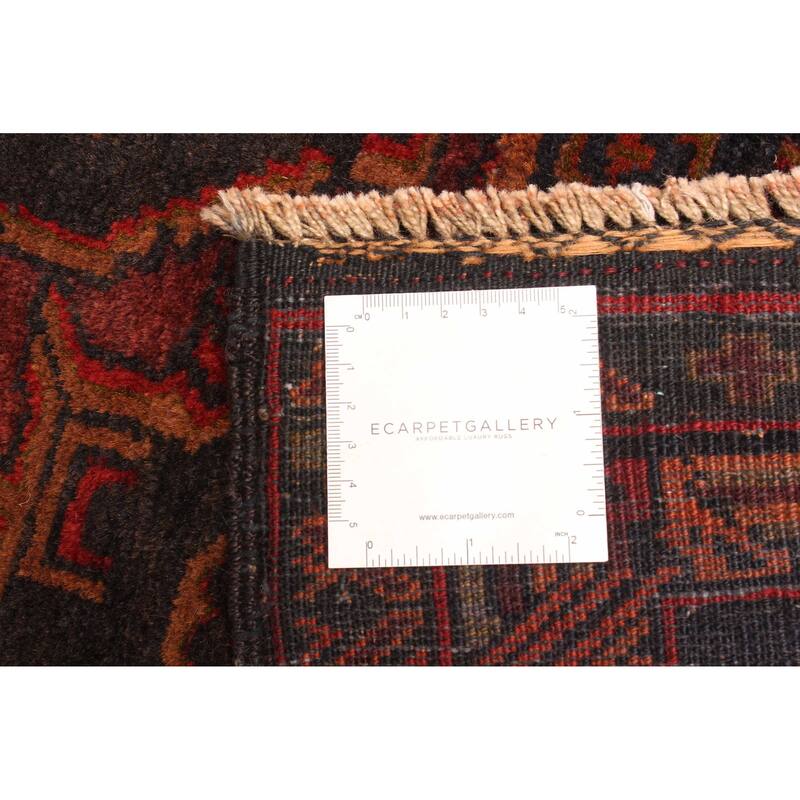 ECARPETGALLERY Hand-knotted Teimani Dark Navy Wool Rug - 2'10 x 4'0