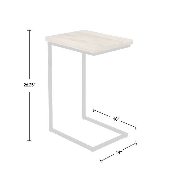 Natural Eli C Side Table FirsTime & Co Modern Style 18 x 14 x 26.25 inches Natural Wood Natural Eli C Side Table FirsTime & Co Modern Style 18 x 14 x 26.25 inches Natural Wood