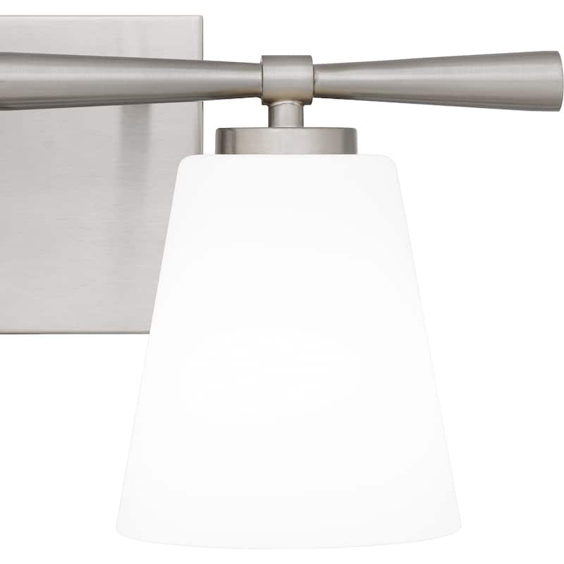 Brindley 2-Light Brushed Nickel Vanity Light