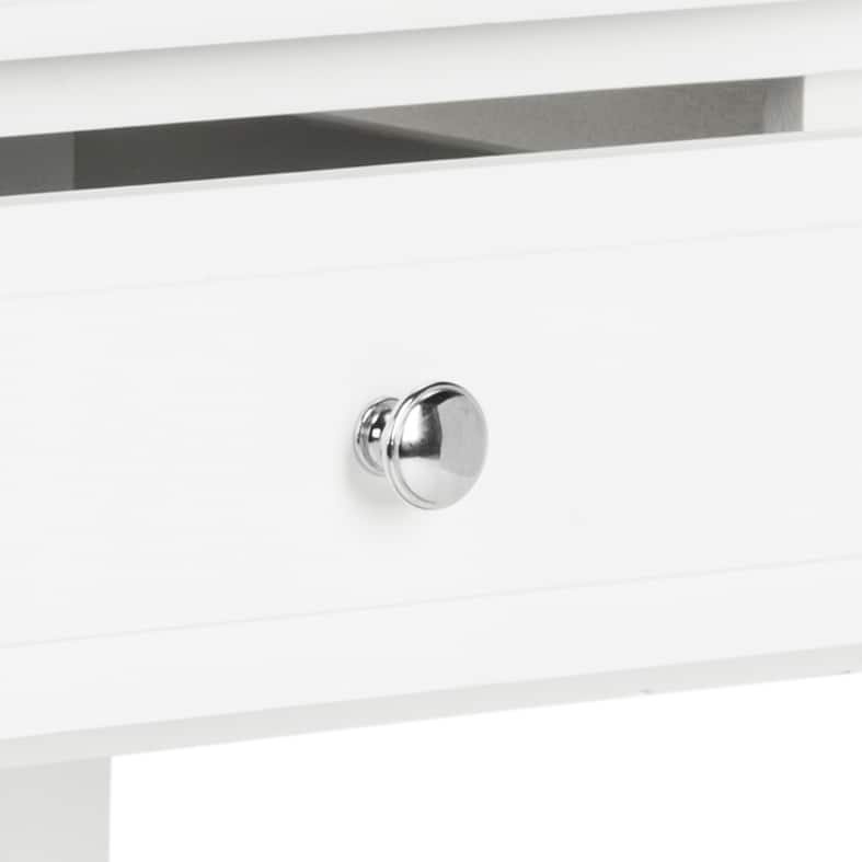SAFAVIEH Terri Two Drawer White Nightstand