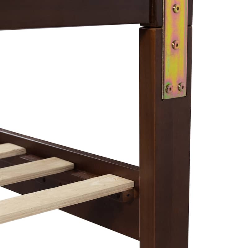 Norgate Modern Farmhouse Acacia Wood Queen Bed Platform by Christopher Knight Home