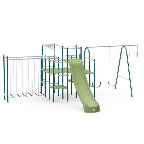 slide 2 of 5, ActivPlay Base Camp Playground + Jungle Line