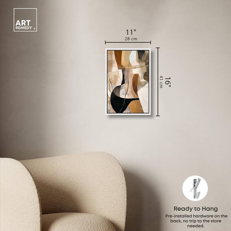 Tactile Depth I Canvas by Art Remedy