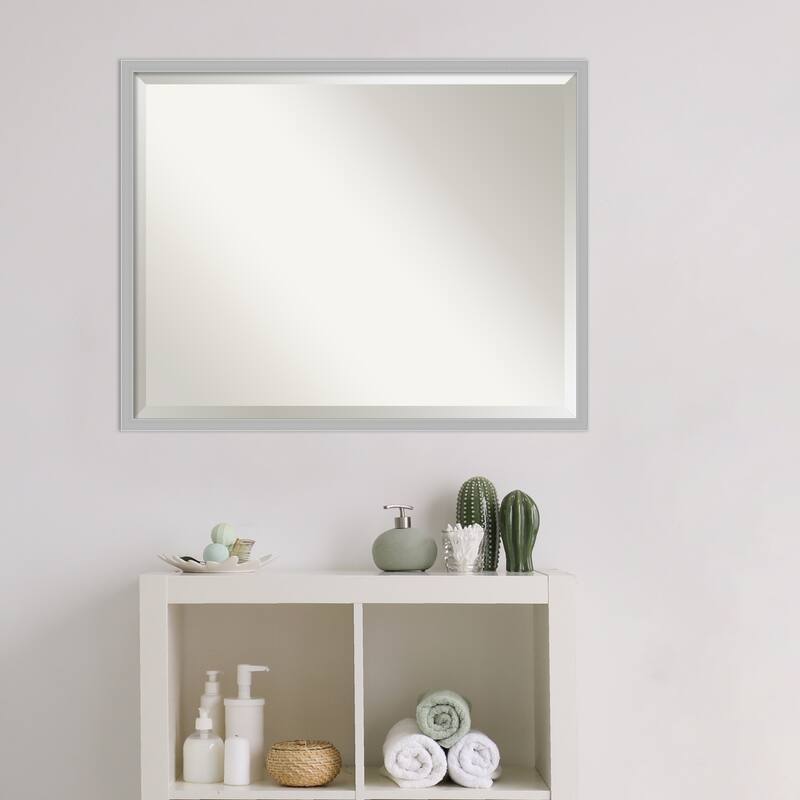 Beveled Bathroom Wall Mirror - Hera Frame