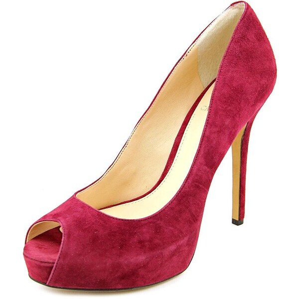 Vince Camuto Lorimina Open Toe Suede Platform Heel