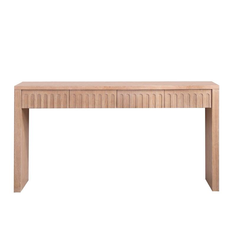 Modern Console Table with Drawers for Entryway Hallway Living Room Stylish Storage Solution