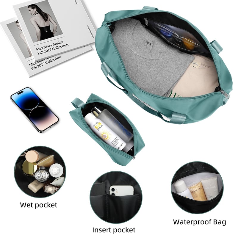 5-Piece Modern Luggage Sets Hard-Shell Expandable Trolley Case with Travel Bag and Spinner Wheels, for Boarding Travel