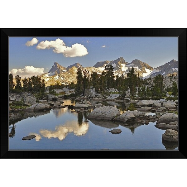 "Ritter Range, Ansel Adams Wilderness, California" Black Framed Print