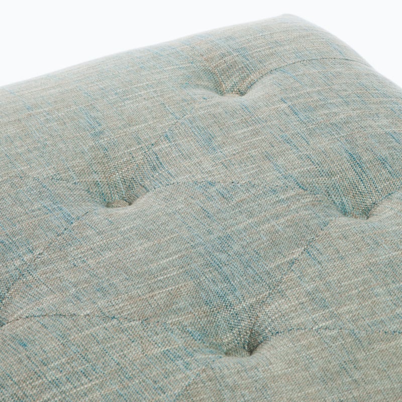 Bordeaux Vapor Fabric Tufted Ottoman by Christopher Knight Home