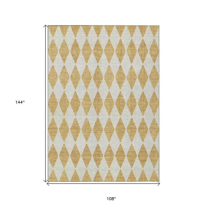HomeRoots Geometric Transitional Rectangle Outdoor Rug