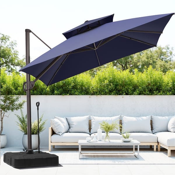 ammsun 6.5 ft outdoor patio beach umbrella AMMSUN 6.5ft Beach Umbrella for Sand with Tilt & UPF50+ Sun Protection &  Carry Bag,Navy Stripes