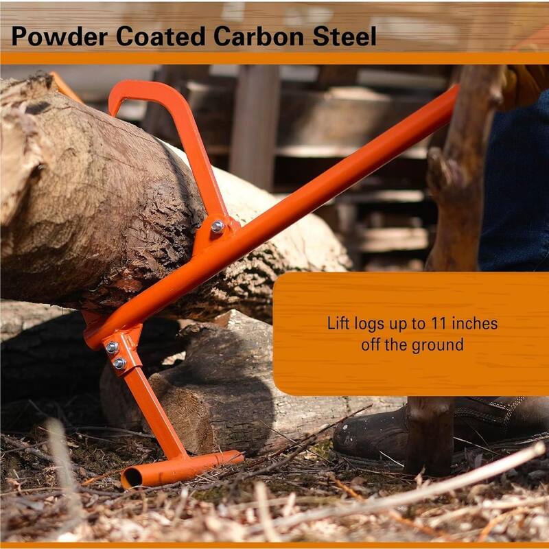 Iron Handle Log Clamp Hook Forging Wood Handling Lifting Cutting Logging