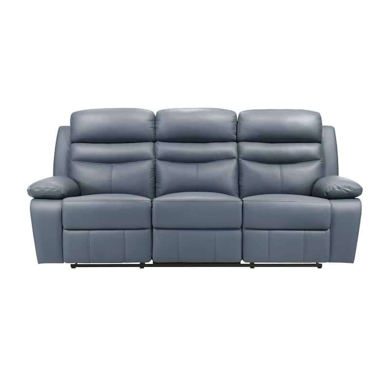 Peperomia Leather 2-Piece Manual Double Reclining Living Room Sofa Set