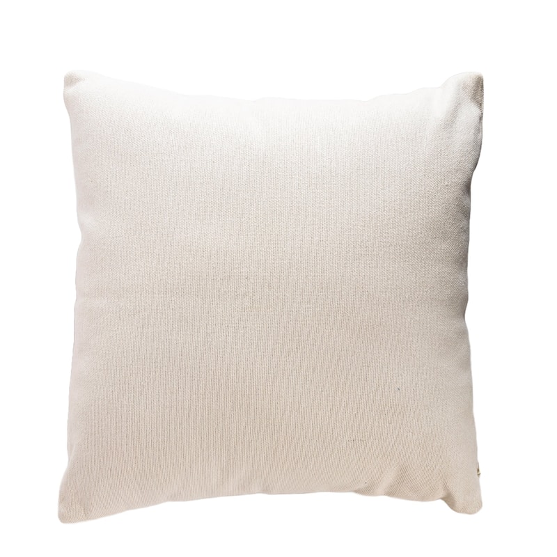 Fursat Ivory Throw Pillow with Insert, 18X18