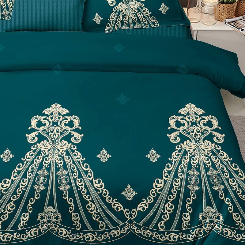 Shatex 3 piece Microfiber Bedding Comforter Set
