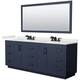 Option Dark Blue / White Quartz Top / Matte Black