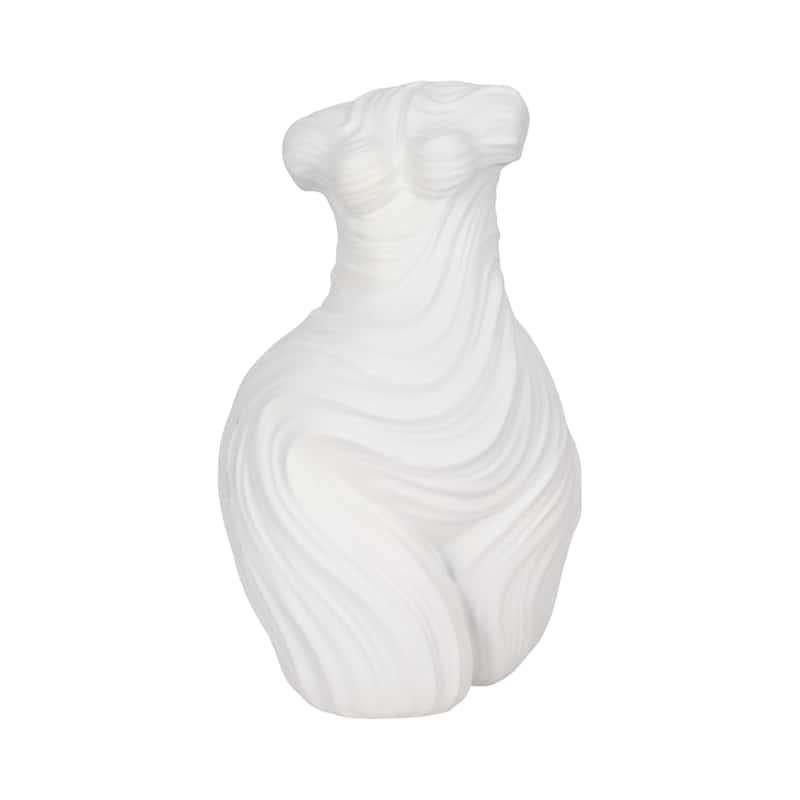Abstract Female Torso Sculpture in Resin - Decorative Objects for Home Decor