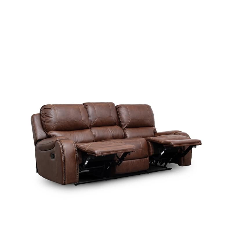 Demetra Brown Reclining Sofa