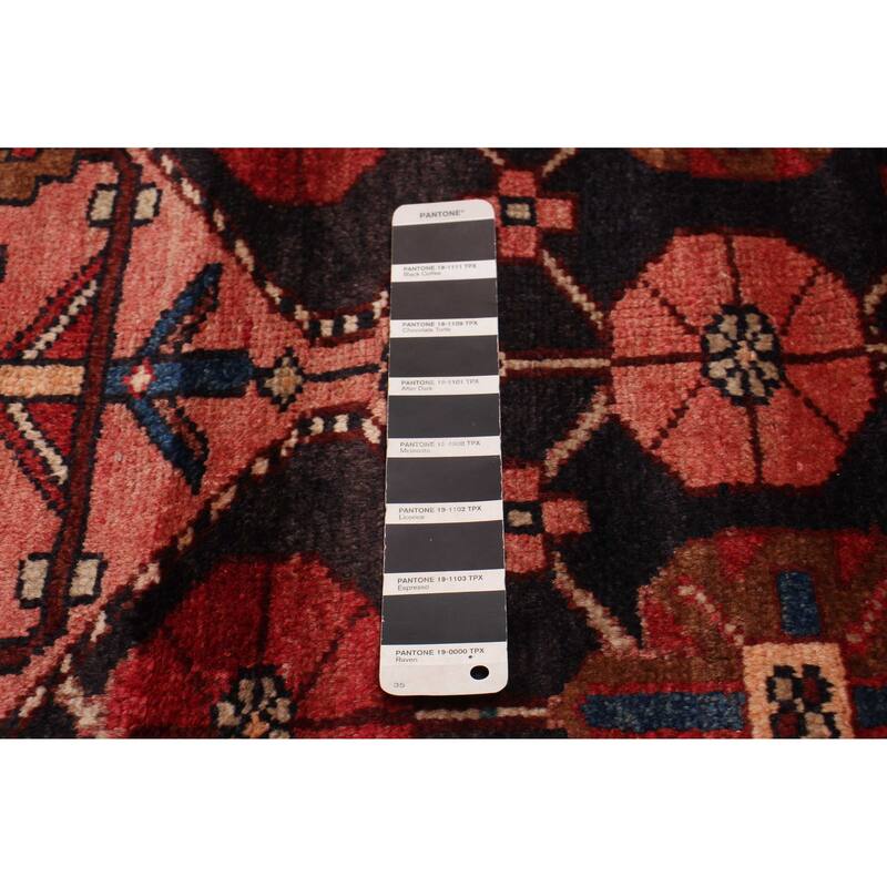 ECARPETGALLERY Hand-knotted Konya Anatolian Black, Red Wool Rug - 3'6 x 9'9