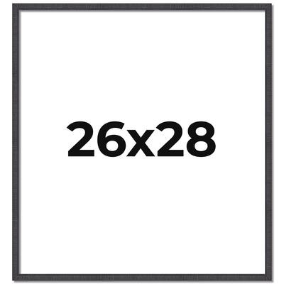 26x28 Frame Brown Solid Wood Picture Frame - Complete Modern Photo
