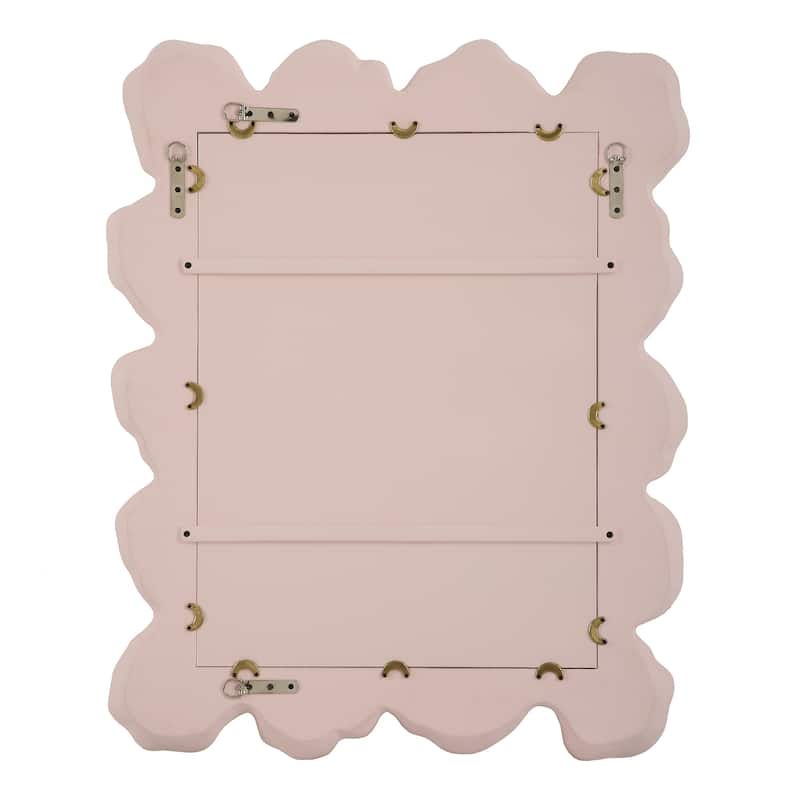 Uttermost Sea Coral Pink Mirror - 27.13"W x 34.25"H x 2.5"D