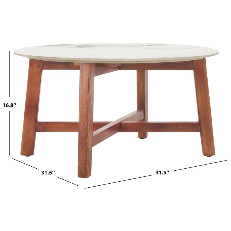 SAFAVIEH Home Samie Coffee Table - 32"W x 32"D x 32"H