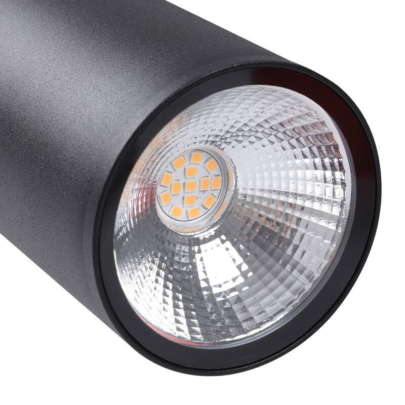 LamQee Modern Black Aluminum Cylinder LED Outdoor Wall Lights