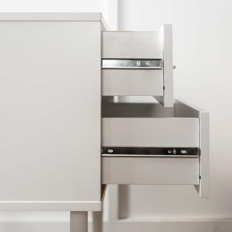 Middlebrook Notto Mid-Century 2-Drawer Nightstand