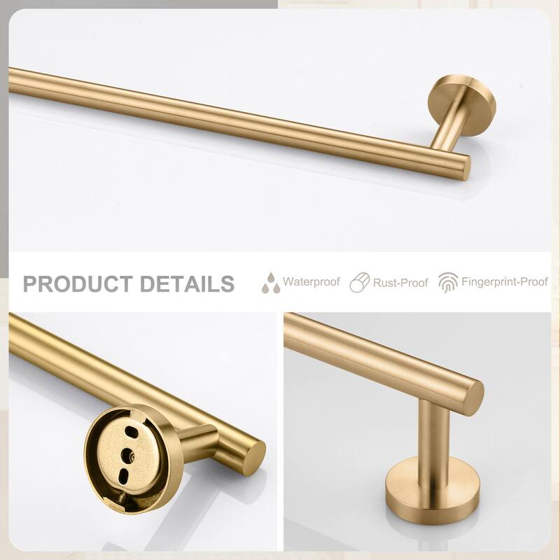 WOWOW Mutiple length Wall Mounted Stainless Steel Towel Bar