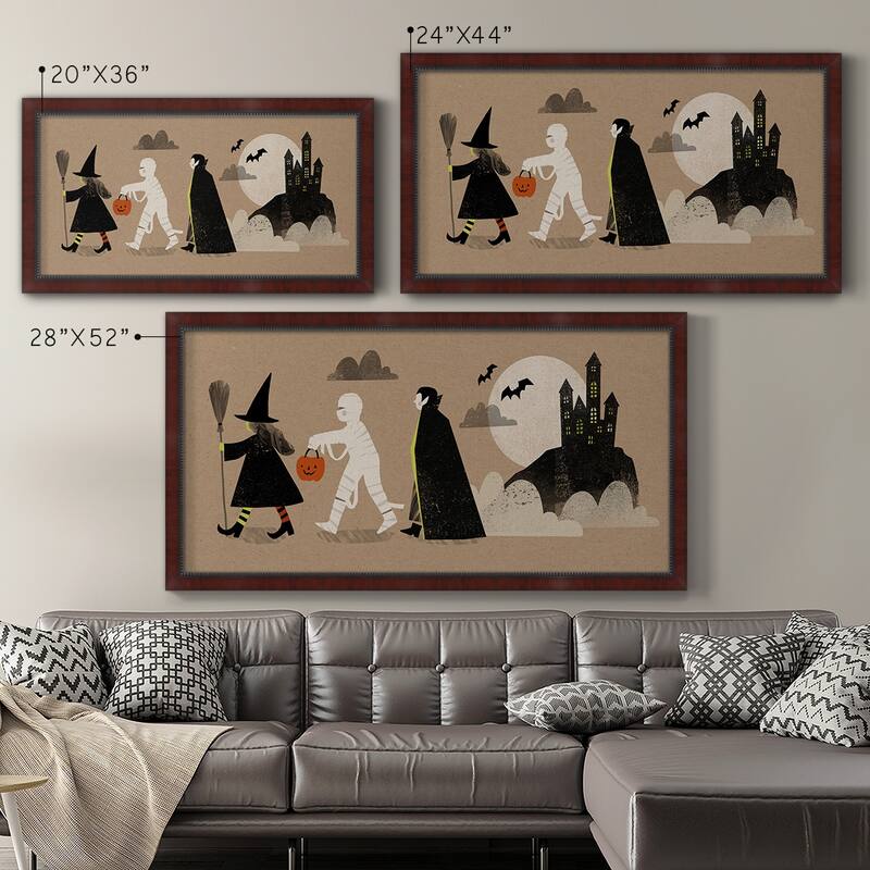 Graphic Halloween Collection D Premium Framed Canvas- Ready to Hang