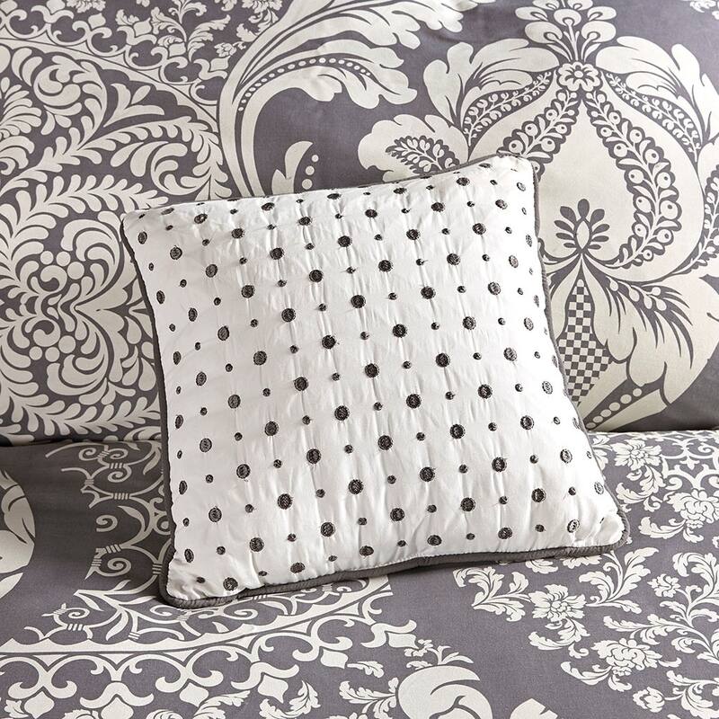 GDF Studio - Vienna 6-Piece Printed Duvet Cover Set with Decorative Pillows