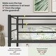 preview thumbnail 6 of 8, Costway Twin Metal Loft Bed Frame with Ladder Loft Bed with Safety