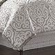 preview thumbnail 2 of 2, J. Queen New York Luxembourg 4-piece Silver Damask Comforter Set California King