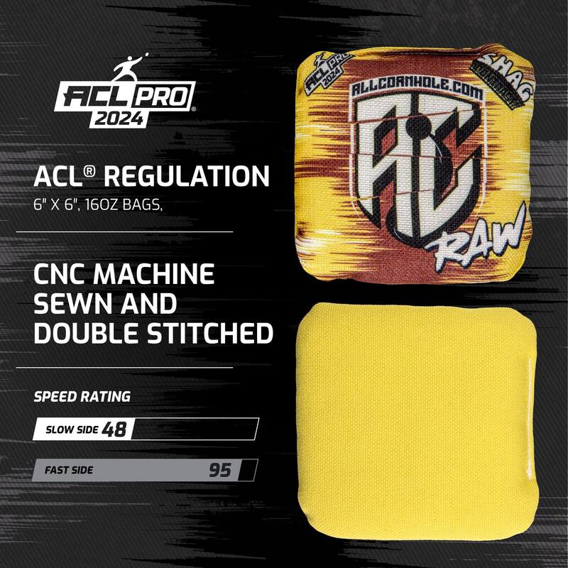 ACL Pro Blue Shag Contrast Bags 4-Pack