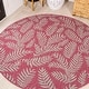 preview thumbnail 162 of 211, JONATHAN Y Galon Palm Frond Indoor/Outdoor Area Rug