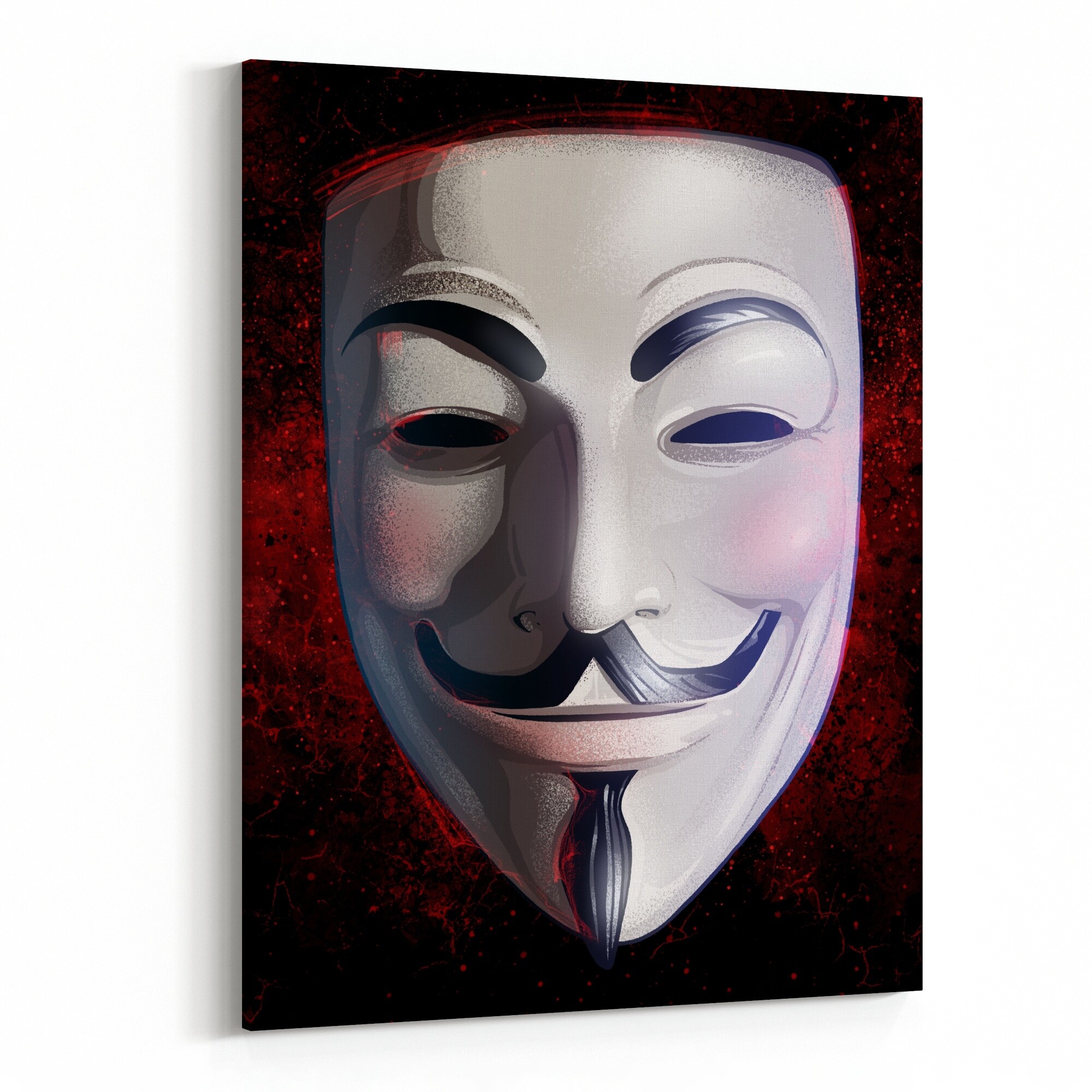 Shop Comics V For Vendetta Canvas Wall Art Print Overstock 31460976