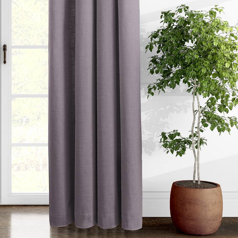 6ix Tailors Elsie Lilac Pinch Pleat Drapery Panels Pair